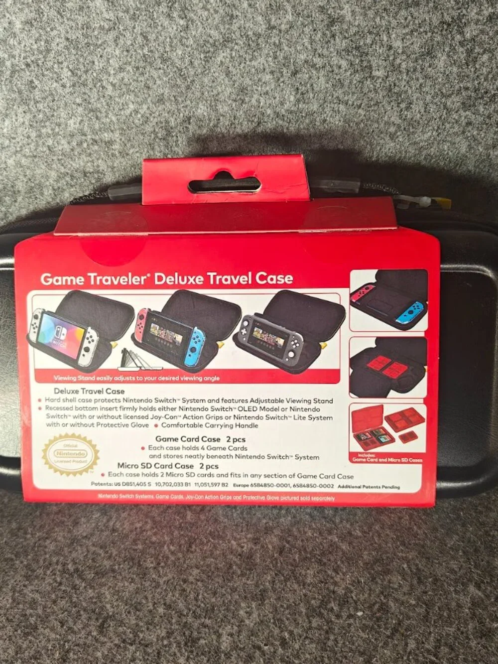 Nintendo Switch Super Mario Deluxe Travel Case Fits All Models NEW